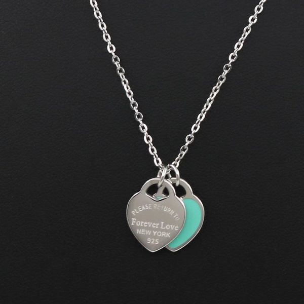 pendant necklaces arrival love double heart enamel ladie forever stainless steel necklace drift bottles jewelry wholesale gift for women, Silver
pendant necklaces arrival love double heart enamel ladie forever stainless steel necklace drift bottles jewelry wholesale gift for women, Silver