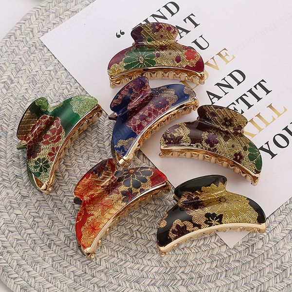 hair claw clips acrylic flower hair clip clamps styling ponytail holder floral pattern fashion hair accessories for women girls, Slivery;white
hair claw clips acrylic flower hair clip clamps styling ponytail holder floral pattern fashion hair accessories for women girls, Slivery;white