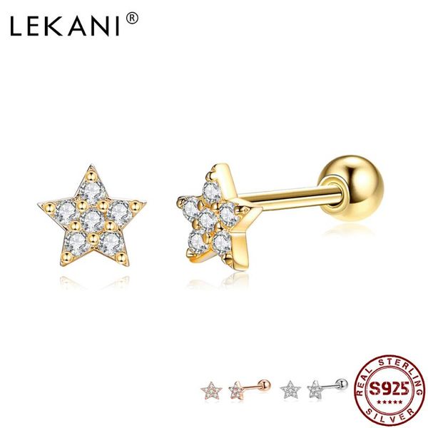 stud lekani genuine 925 sterling silver shining star earrings for women trendy zircon golden tiny earring jewelry, Golden;silver
stud lekani genuine 925 sterling silver shining star earrings for women trendy zircon golden tiny earring jewelry, Golden;silver