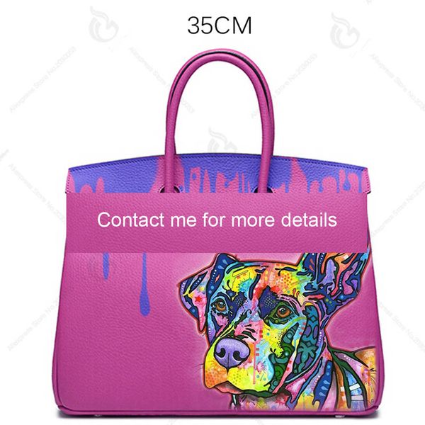 handmake painted graffiti art pop dog women genuine togo leather handbags brand female totes crossbody bag women leather handbag, Black;red
handmake painted graffiti art pop dog women genuine togo leather handbags brand female totes crossbody bag women leather handbag, Black;red