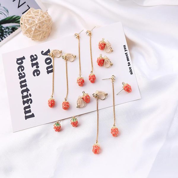 earrings & necklace balanbiu exquisite red enamel strawberry crystal fashion women jewelry set gold color cute fruit bracelets accessories, Silver
earrings & necklace balanbiu exquisite red enamel strawberry crystal fashion women jewelry set gold color cute fruit bracelets accessories, Silver