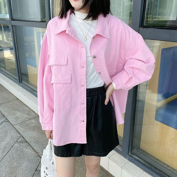 women's jackets 2021autumn jacket women long sleeve turn down collar button up loose street style female coat oversized cardigan vintag, Black;brown
women's jackets 2021autumn jacket women long sleeve turn down collar button up loose street style female coat oversized cardigan vintag, Black;brown