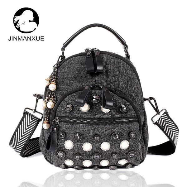 backpack women high street diamond denim fabric handbag female fashion design daily leisure small hobo messenger shoulder bag
backpack women high street diamond denim fabric handbag female fashion design daily leisure small hobo messenger shoulder bag