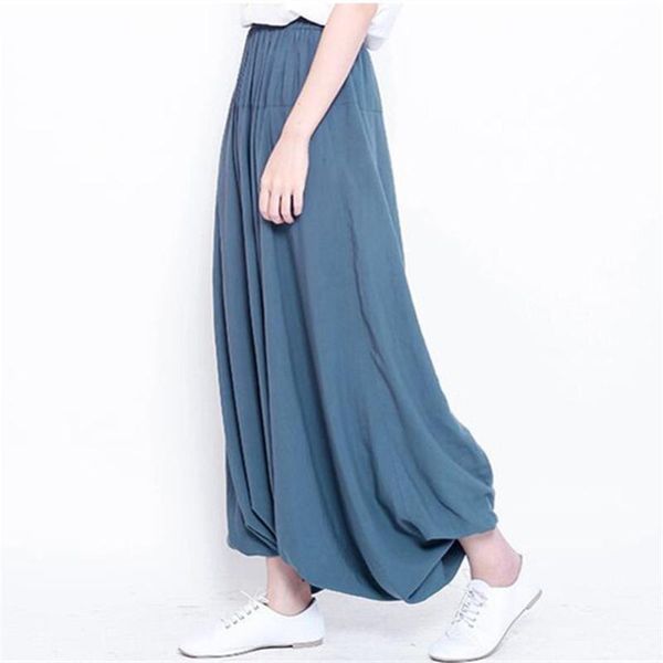 women's pants & capris casual loose wide leg high waist solid cotton long trousers cross-pants 2021 summer women holiday plus size -5x, Black;white
women's pants & capris casual loose wide leg high waist solid cotton long trousers cross-pants 2021 summer women holiday plus size -5x, Black;white