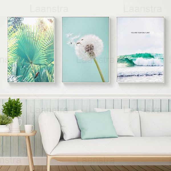 paintings the sea decorative painting mint green series home living room canvas dandelion plant leaf beach wall art poster
paintings the sea decorative painting mint green series home living room canvas dandelion plant leaf beach wall art poster