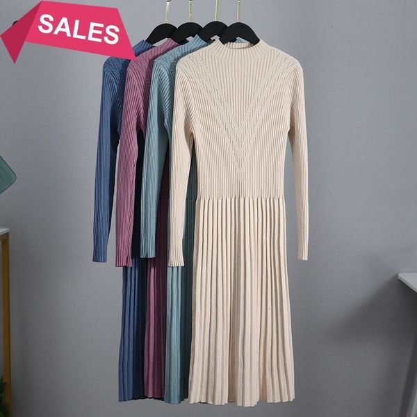 new chic 2021 long knit maxi women sweater thick warm winter pleated female rib turtleneck a line dress office lady 7mjk, Black;gray
new chic 2021 long knit maxi women sweater thick warm winter pleated female rib turtleneck a line dress office lady 7mjk, Black;gray