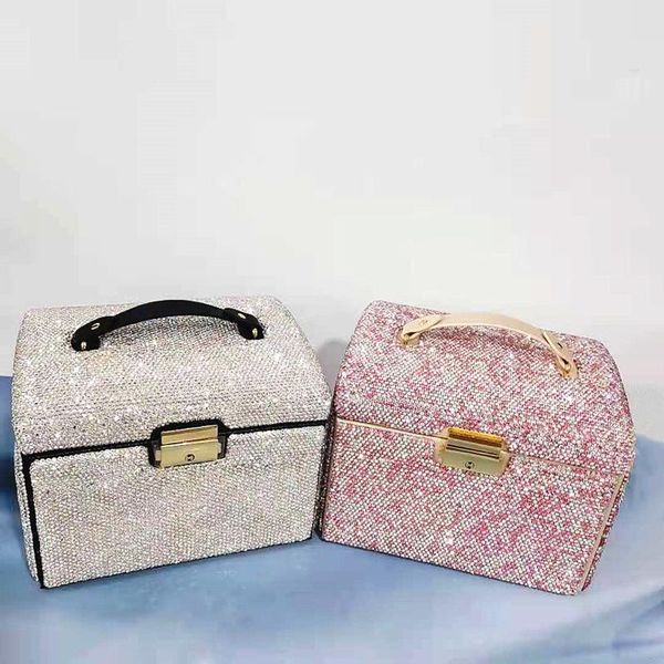 storage boxes & bins double layer rhinestone jewelry box portable earring jewelers organizer display travel lipstick watch cosmetics case
storage boxes & bins double layer rhinestone jewelry box portable earring jewelers organizer display travel lipstick watch cosmetics case