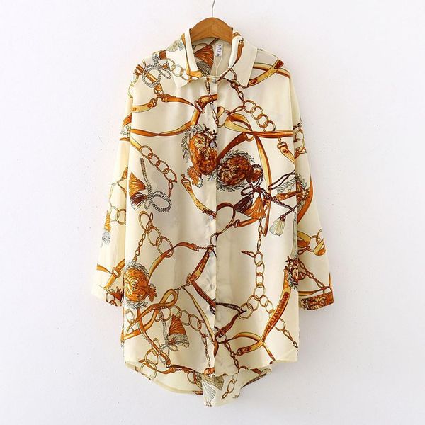 shirts women loose long sleeve shirt regular printed blouse turn down button ladies shirts female blouse bluzki damskie t1g, White
shirts women loose long sleeve shirt regular printed blouse turn down button ladies shirts female blouse bluzki damskie t1g, White