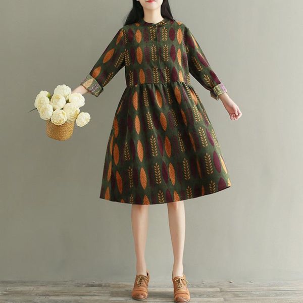 casual dresses women corduroy mini dress retro elegant leaf print long sleeve romantic sweet party autumn a-line, Black;gray
casual dresses women corduroy mini dress retro elegant leaf print long sleeve romantic sweet party autumn a-line, Black;gray