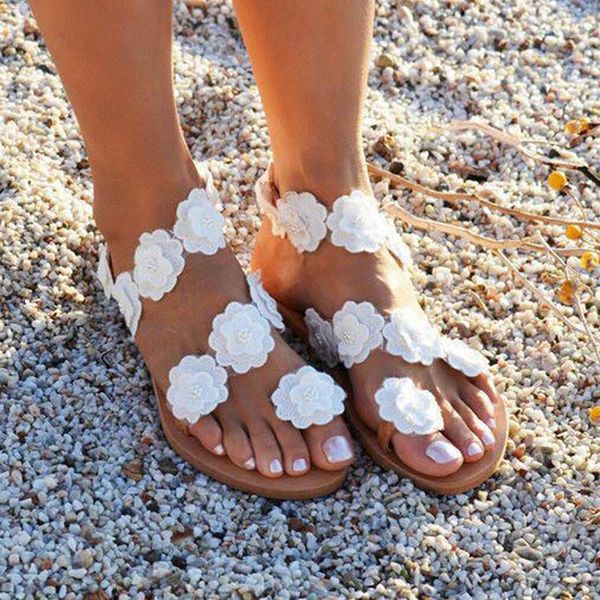sandals fashion summer ladies hollow flower flat roman bohemia vacation beach without straps casual simple mature large size, Black
sandals fashion summer ladies hollow flower flat roman bohemia vacation beach without straps casual simple mature large size, Black