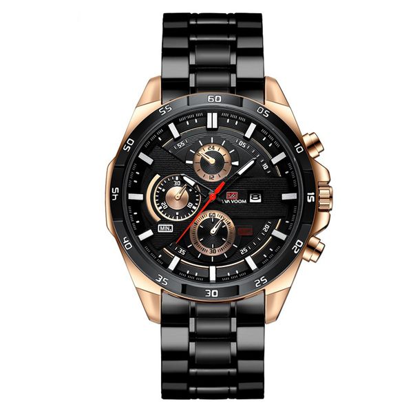deenu1- men's watch all stainless steel with multi-function chronograph, business sports and leisure waterproof, Slivery;brown
deenu1- men's watch all stainless steel with multi-function chronograph, business sports and leisure waterproof, Slivery;brown
