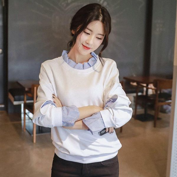 women's t-shirt 2021 spring autumn ladies elegant cotton loose women shirt leisure fashion female pullovers, White
women's t-shirt 2021 spring autumn ladies elegant cotton loose women shirt leisure fashion female pullovers, White