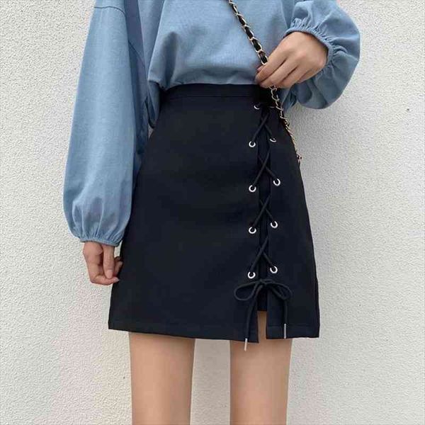 summer design lace-up high waist womens skirts mujer faldas saias mulher, Black
summer design lace-up high waist womens skirts mujer faldas saias mulher, Black