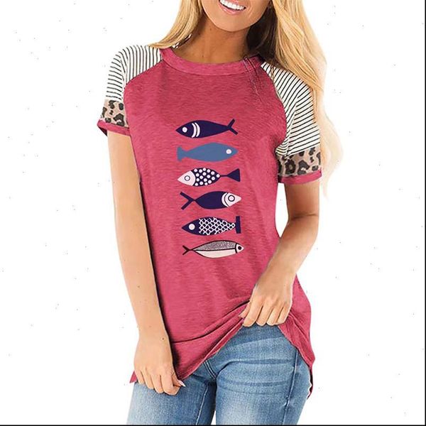 vicabo female t shirt cotton cartoon fish cat leopard women summer t shirt womens t shirt ladies casual tees w, White
vicabo female t shirt cotton cartoon fish cat leopard women summer t shirt womens t shirt ladies casual tees w, White