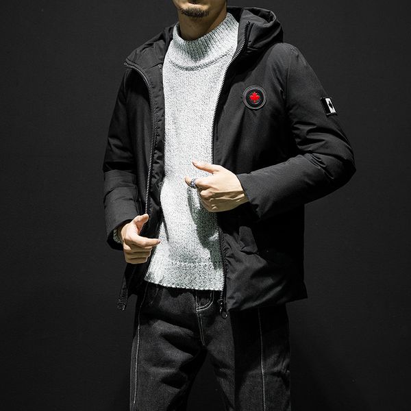 great hooded winter jacket men warm canada maple leaf popular design coats hat overcoats male clothing 8090 s92c, Black
great hooded winter jacket men warm canada maple leaf popular design coats hat overcoats male clothing 8090 s92c, Black