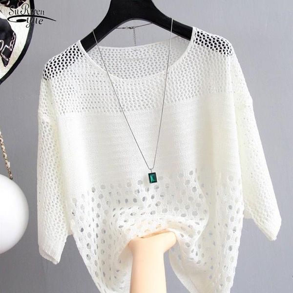 women's blouses & shirts spring summer silk knitted women white hollow out thin bottoming sling blouse o neck streetwear womens clothin
women's blouses & shirts spring summer silk knitted women white hollow out thin bottoming sling blouse o neck streetwear womens clothin