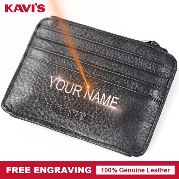card holders kavis thin genuine leather holder capacity zipper hasp fashion women id small wallet gift for men coin purse slim mini, Brown;gray
card holders kavis thin genuine leather holder capacity zipper hasp fashion women id small wallet gift for men coin purse slim mini, Brown;gray
