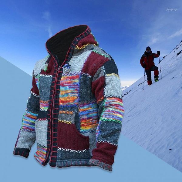 men's jackets coat zipper closure long sleeve autumn winter cardigan colorful patchwork drawstring pockets hooded sweater knitwear, Black;brown
men's jackets coat zipper closure long sleeve autumn winter cardigan colorful patchwork drawstring pockets hooded sweater knitwear, Black;brown