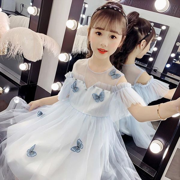 girl's dresses summer girls embroidery princess clothes children mesh butterfly wedding party flower cute sleeveless prom, Red;yellow
girl's dresses summer girls embroidery princess clothes children mesh butterfly wedding party flower cute sleeveless prom, Red;yellow