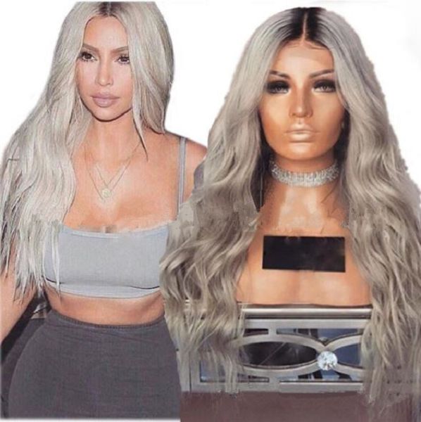 female body wave heat resistant hair ash gray lace front wig middle part glueless synthetic wigs for black women fzp167
female body wave heat resistant hair ash gray lace front wig middle part glueless synthetic wigs for black women fzp167