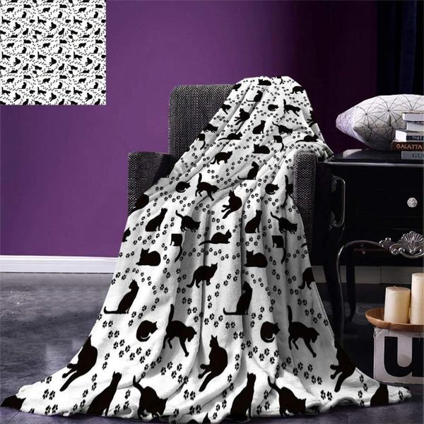 blankets cat soft throw blanket for bed fleece sofa silhouette and animal tracks pattern paws warm balnkets
blankets cat soft throw blanket for bed fleece sofa silhouette and animal tracks pattern paws warm balnkets