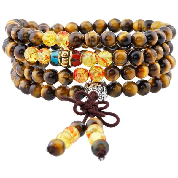 link, chain 6mm natural crystal stone beads buddhist buddha prayer beaded reiki wrap bracelets for women jewelry men bracelet, Black
link, chain 6mm natural crystal stone beads buddhist buddha prayer beaded reiki wrap bracelets for women jewelry men bracelet, Black