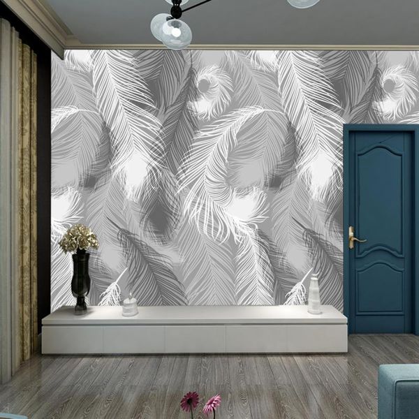 custom 3d murals grey leaves removable wallpapers for living room wall background self adhesive furniture papers home decor roll
custom 3d murals grey leaves removable wallpapers for living room wall background self adhesive furniture papers home decor roll