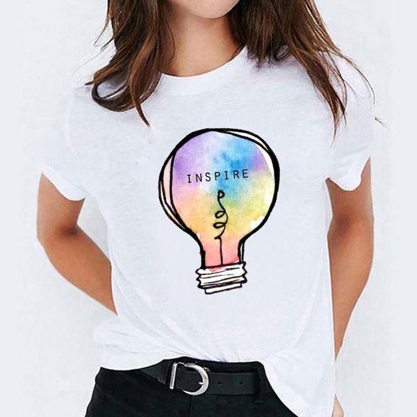 women's t-shirt t-shirts for women watercolor fashion trend cute 90s casual print lady womens graphic t shirt ladies female tee, White
women's t-shirt t-shirts for women watercolor fashion trend cute 90s casual print lady womens graphic t shirt ladies female tee, White