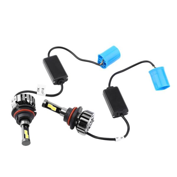 car headlights icoco n7 h4 h7 led 12v headlight kit bulbs 80w h8/h9/h11/h13/9004/9005/9006/9007 6000k 8000lm car-styling