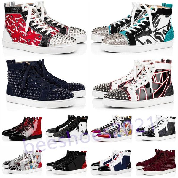mens casual shoes women outdoor red bottoms shoe studded spikes loafers sneakers suede leather flats couples ttrainers des chaussures b22, Black
mens casual shoes women outdoor red bottoms shoe studded spikes loafers sneakers suede leather flats couples ttrainers des chaussures b22, Black