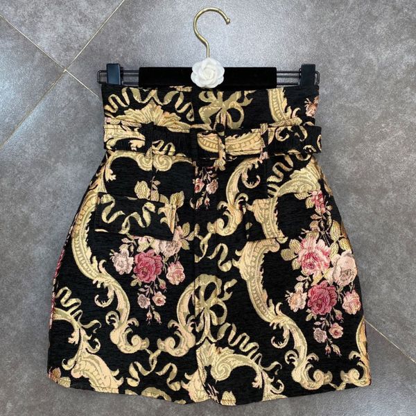 2021 New Spring Arrival Print Standard High Waist Vintage Style Flower Skirt Straight Ic0x, Black
2021 New Spring Arrival Print Standard High Waist Vintage Style Flower Skirt Straight Ic0x, Black