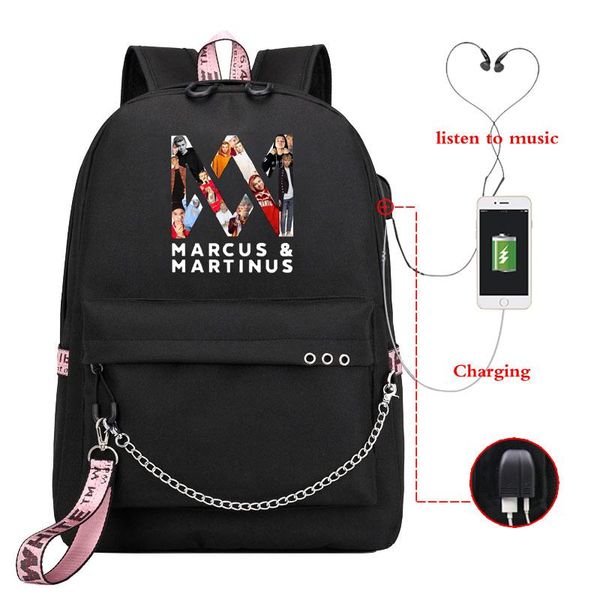 backpack marcus and martinus school bags for students back to usb charging shoulder large capacity teenager bagpack bag
backpack marcus and martinus school bags for students back to usb charging shoulder large capacity teenager bagpack bag