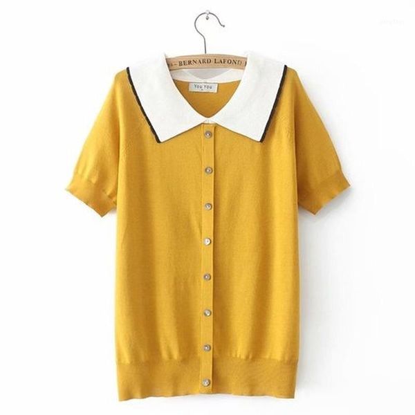 plus size t-shirt xl-4xl false button knitted women large short sleeve shirts casual vintage summer tshirts, Black
plus size t-shirt xl-4xl false button knitted women large short sleeve shirts casual vintage summer tshirts, Black