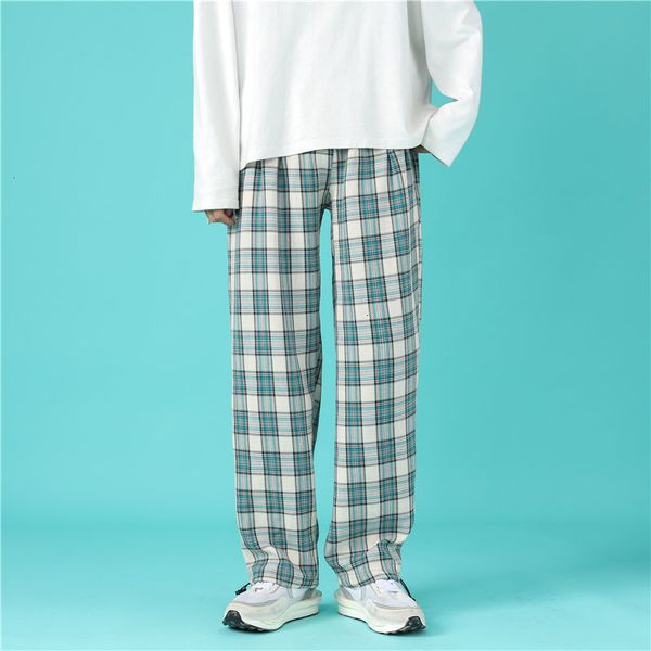 2021 new spring summer plaid men's fashion retro casual men streetwear korean hip-hop straight wide-leg pants mens trousers qo2w, Black
2021 new spring summer plaid men's fashion retro casual men streetwear korean hip-hop straight wide-leg pants mens trousers qo2w, Black