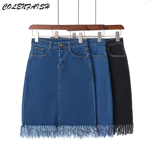 skirts autumn winter women midi denim skirt high waist tassel a-line pencil elegant bodycon femininas, Black
skirts autumn winter women midi denim skirt high waist tassel a-line pencil elegant bodycon femininas, Black