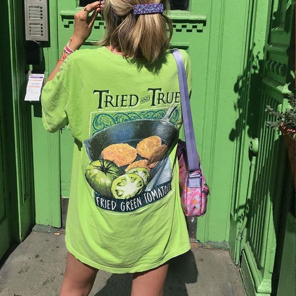 women's t-shirt vegetable letter back print high street loose woman tshirts short sleeve casual europe fashion 2021 summer green for w, White
women's t-shirt vegetable letter back print high street loose woman tshirts short sleeve casual europe fashion 2021 summer green for w, White