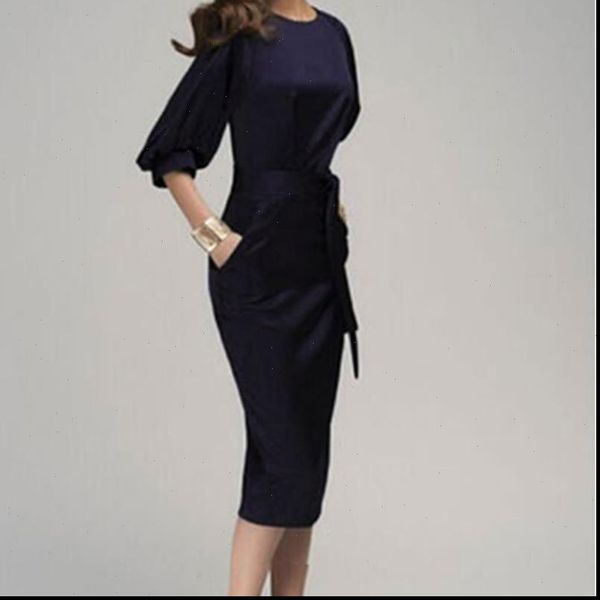 elegant women dress office lady mid calf pencil dress with sashes lantern sleeve slim bodycon party dress vestidos, Black;gray
elegant women dress office lady mid calf pencil dress with sashes lantern sleeve slim bodycon party dress vestidos, Black;gray