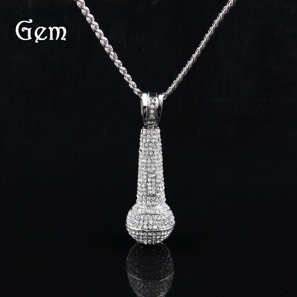 mprainbow mens necklaces stainless steel music microphone pendant necklace for men classic hip hop gold-color fashion jewelry, Silver
mprainbow mens necklaces stainless steel music microphone pendant necklace for men classic hip hop gold-color fashion jewelry, Silver