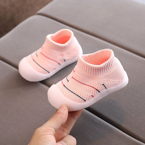 autumn baby girl shoes stripe knitted breathable soft bottom kids sneakers first walkers toddler boy shoes sss016, Black;red
autumn baby girl shoes stripe knitted breathable soft bottom kids sneakers first walkers toddler boy shoes sss016, Black;red