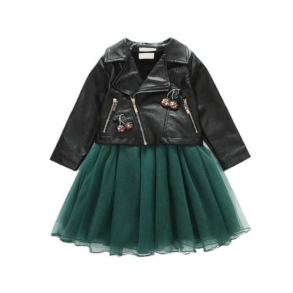 autumn fashion kids girls clothes sets children leather jackets +dress tracksuit 2pcs sets kids clothes for girls clothing sets x0902, White
autumn fashion kids girls clothes sets children leather jackets +dress tracksuit 2pcs sets kids clothes for girls clothing sets x0902, White