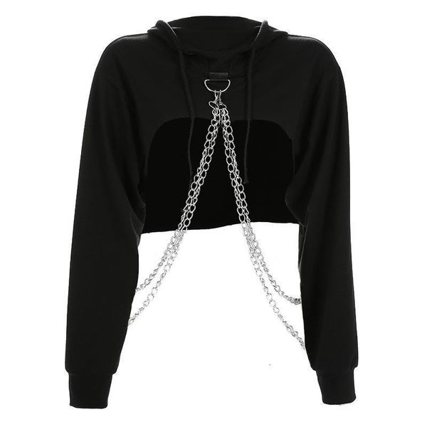 fashion women hooded clothing cut off front sweatshirt hoodie patchwork jumper pullover long sleeve casual hoodies, Black
fashion women hooded clothing cut off front sweatshirt hoodie patchwork jumper pullover long sleeve casual hoodies, Black