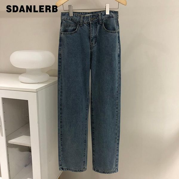 women's jeans high waist for women 2021 autumn loose denim wide leg pants all-matching fashion student casual straight trousers, Blue
women's jeans high waist for women 2021 autumn loose denim wide leg pants all-matching fashion student casual straight trousers, Blue