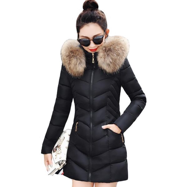 women's trench coats winter women jacket with fur collar hooded slim female long parka cotton padded coat chaqueta mujer invierno, Tan;black
women's trench coats winter women jacket with fur collar hooded slim female long parka cotton padded coat chaqueta mujer invierno, Tan;black