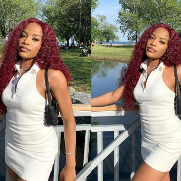 lace wigs dark red kinky curly human hair 13*6 bab loose curl wig brazilian preplucked, Black;brown
lace wigs dark red kinky curly human hair 13*6 bab loose curl wig brazilian preplucked, Black;brown