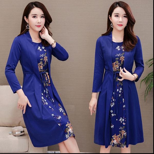 women casual knee length dress plus size long sleeve flower print spring autumn dress office lady women loose dress 0235, Black;gray
women casual knee length dress plus size long sleeve flower print spring autumn dress office lady women loose dress 0235, Black;gray
