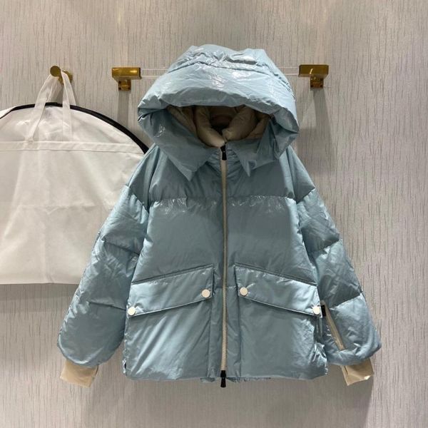 women's wool & blends 2021 luxury design 90% duck down hooded waterproof fabric winter jacket, Black
women's wool & blends 2021 luxury design 90% duck down hooded waterproof fabric winter jacket, Black