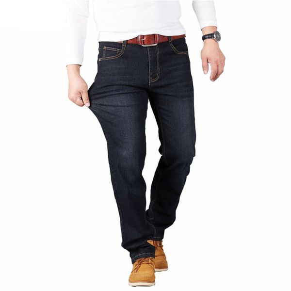big size 28-44 man jeans high stretch straight long loose trousers fashion casual black blue denim male business jeanswear pants 201111
big size 28-44 man jeans high stretch straight long loose trousers fashion casual black blue denim male business jeanswear pants 201111