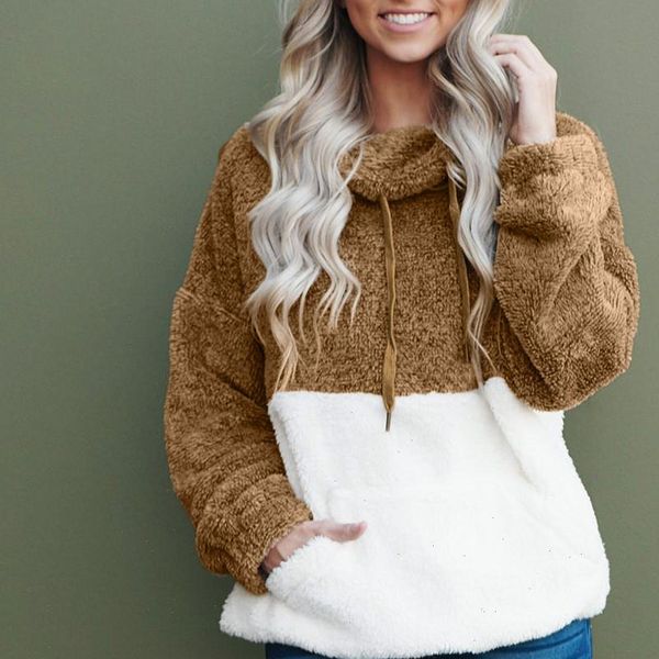 winter faux fur plush turtleneck sweater women thicken warm long sleeve pockets pullover sweater female jumper women lady, White;black
winter faux fur plush turtleneck sweater women thicken warm long sleeve pockets pullover sweater female jumper women lady, White;black