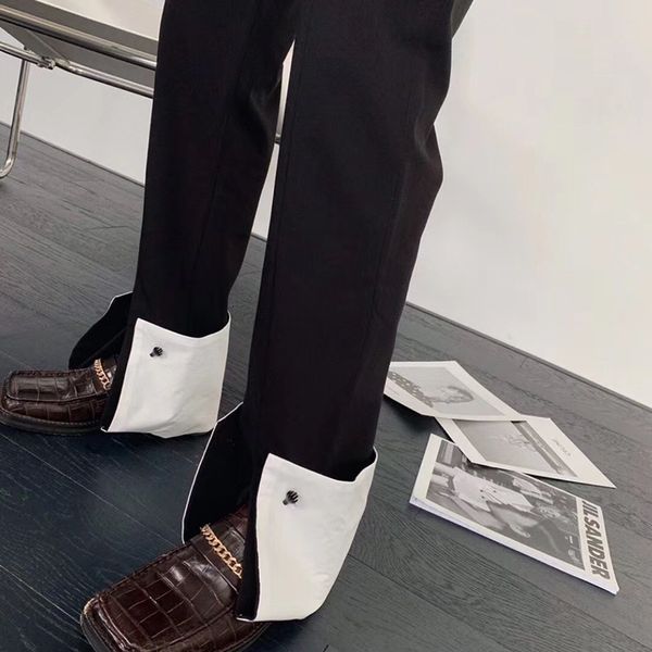 patchwork black white trouser for women high waist straight casual pants female autumn fashion new clothing 2021
patchwork black white trouser for women high waist straight casual pants female autumn fashion new clothing 2021