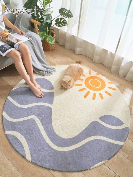 carpets simple wind sofa coffee table carpet nordic round computer chair home room bedside full of tatami blankets
carpets simple wind sofa coffee table carpet nordic round computer chair home room bedside full of tatami blankets